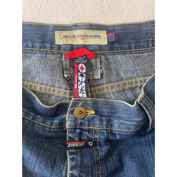 Willie Esco Duns Hip Hop Baggy Straight Fit Blue Jeans Men’s 40Wx28L# - Picture 5 of 9